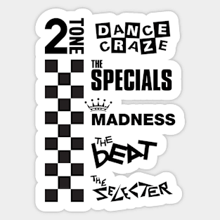2 Tone Records Ska Sticker